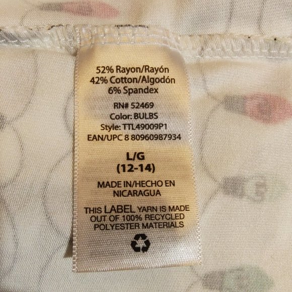 NWOT Christmas Lights Mock Turtleneck Large - Picture 5 of 10